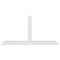 Ekena Millwork Portland Architectural Grade PVC Gable Bracket, 96"W x 48"H x 6"D x 6"F, 12/12 Pitch GBP096X48X0606POR00 - alternate 2